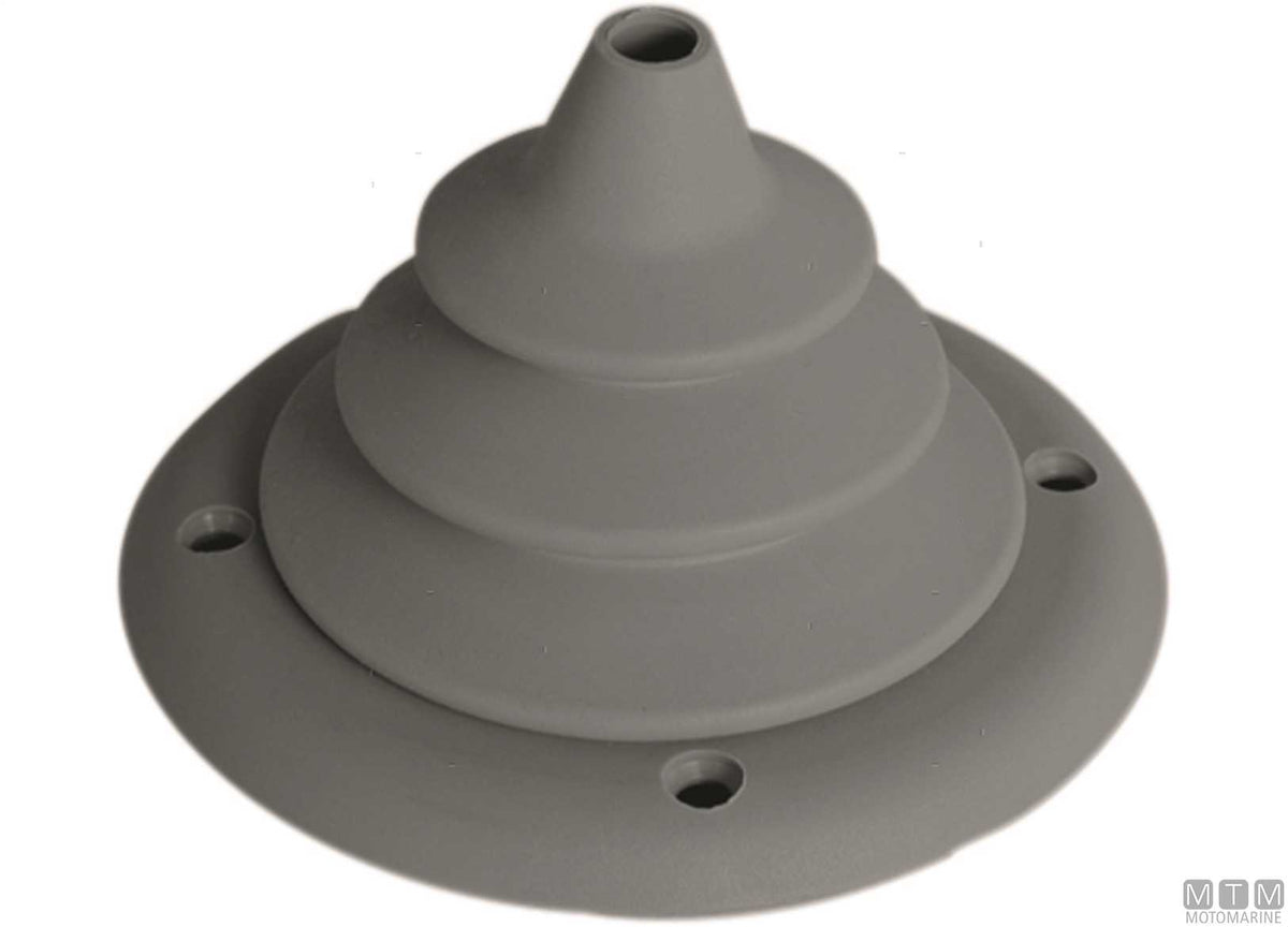 Bulkhead fitting cover M black Ø102 mm - original photo Motomarine Srl
