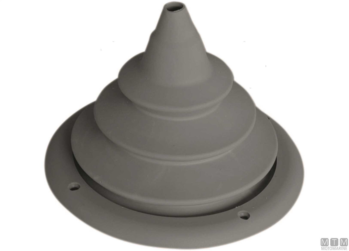 Bulkhead fitting cover L grey Ø150 mm - original photo Motomarine Srl