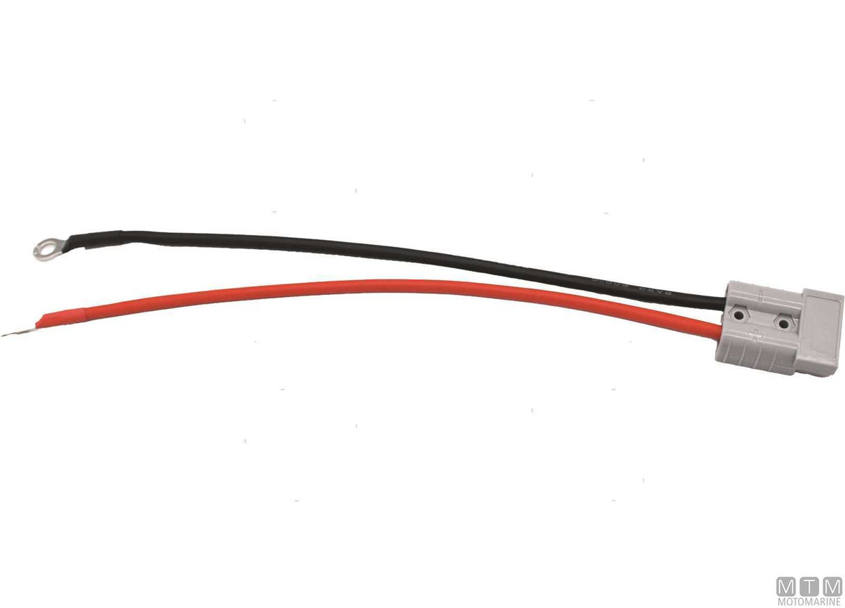 Cable with Battery Terminals and Anderson Connector 50A 30 cm - original photo Motomarine Srl
