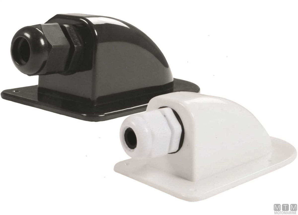Double top mount fairlead black - original photo Motomarine Srl