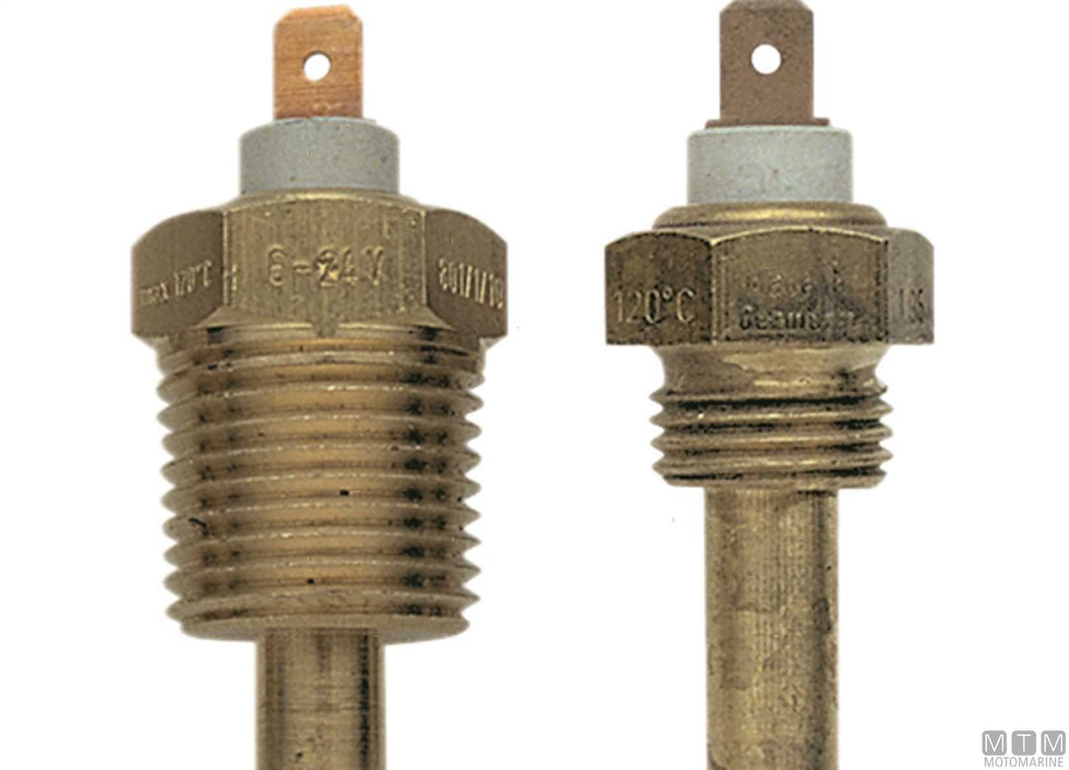 Temperature sensor VDO 1/4x18 2-pole - original photo Motomarine Srl