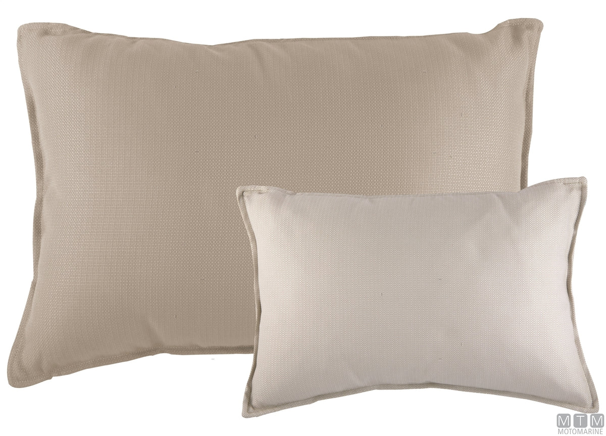MB Aruba waterproof cushions set of 2, 40x60-30x40 blue - original photo Motomarine Srl