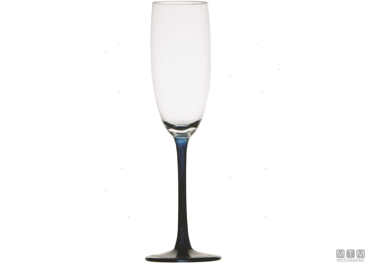 MB Ecozen blue non-slip champagne glasses set - original photo Motomarine Srl