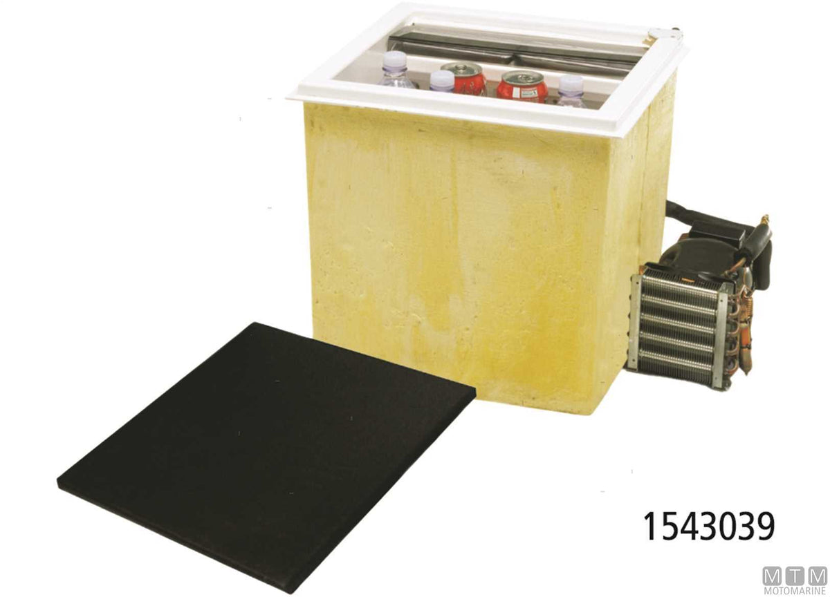 Top-loading fridge 40 L VF TL40L, external compressor - original photo Motomarine Srl