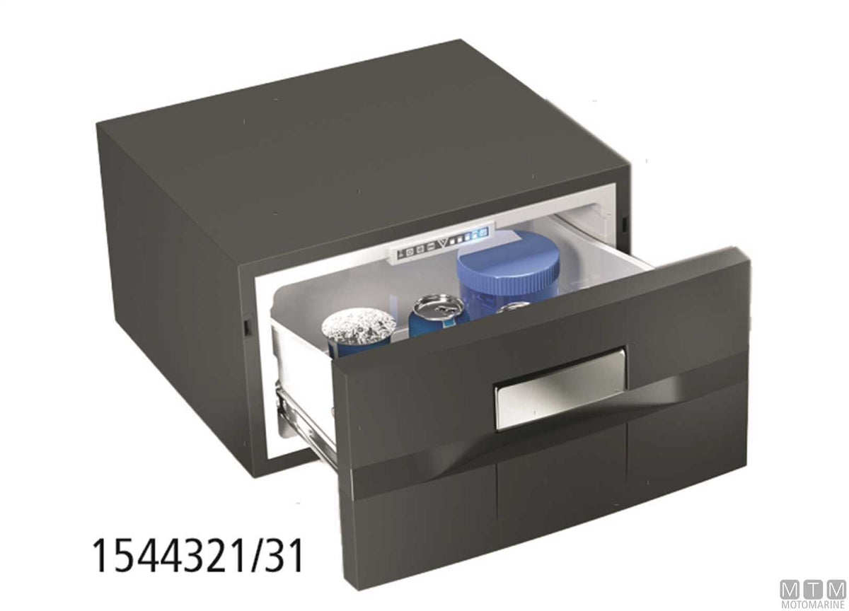 Drawer fridge 20 L VF D20A black, external compressor - original photo Motomarine Srl