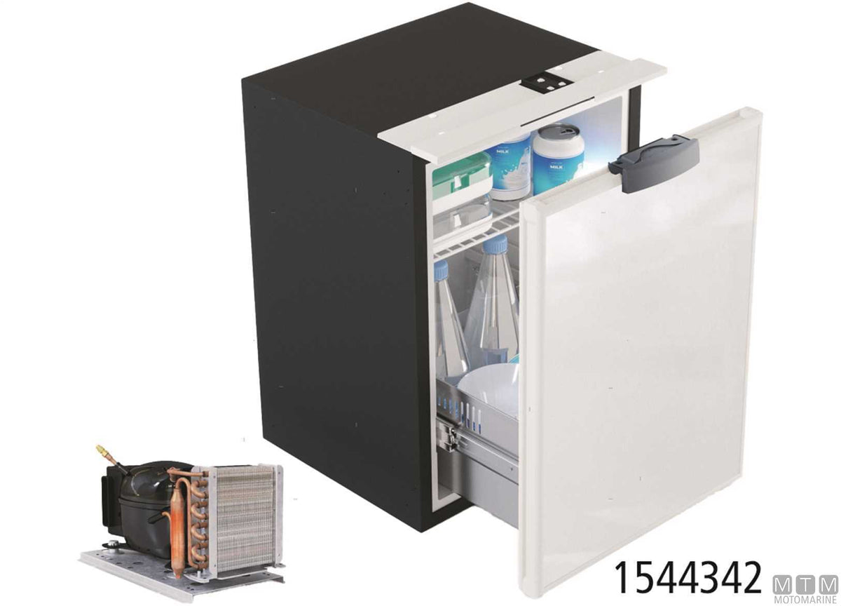 Drawer fridge 42 L VF C42DW black, external compressor - original photo Motomarine Srl