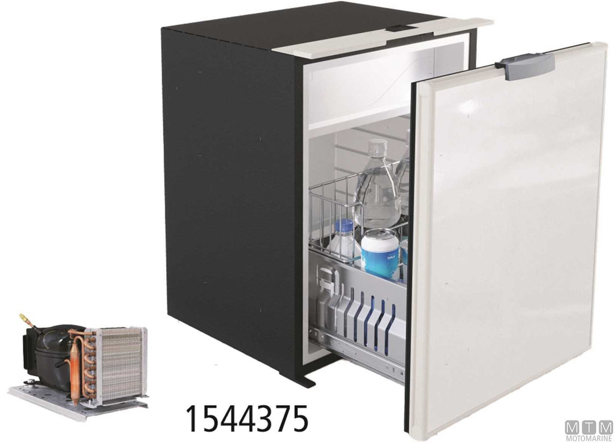 Drawer fridge 75 L VF C75DW grey, external compressor - original photo Motomarine Srl