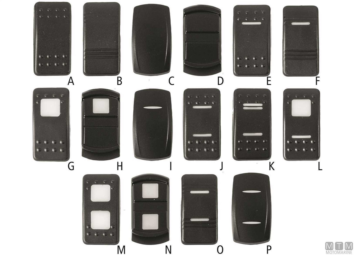 Rocker type A for switch without LED - original photo Motomarine Srl
