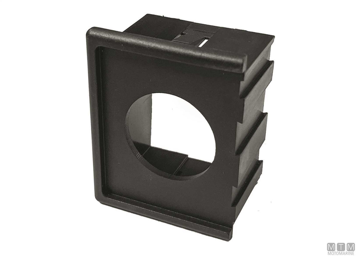 Center flush-mount socket panel frame - original photo Motomarine Srl