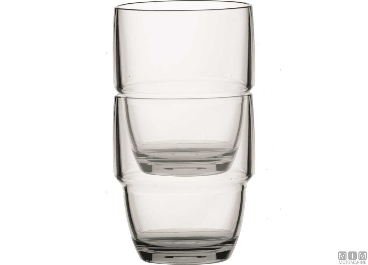 MB Ecozen Clear champagne glasses set - original photo Motomarine Srl
