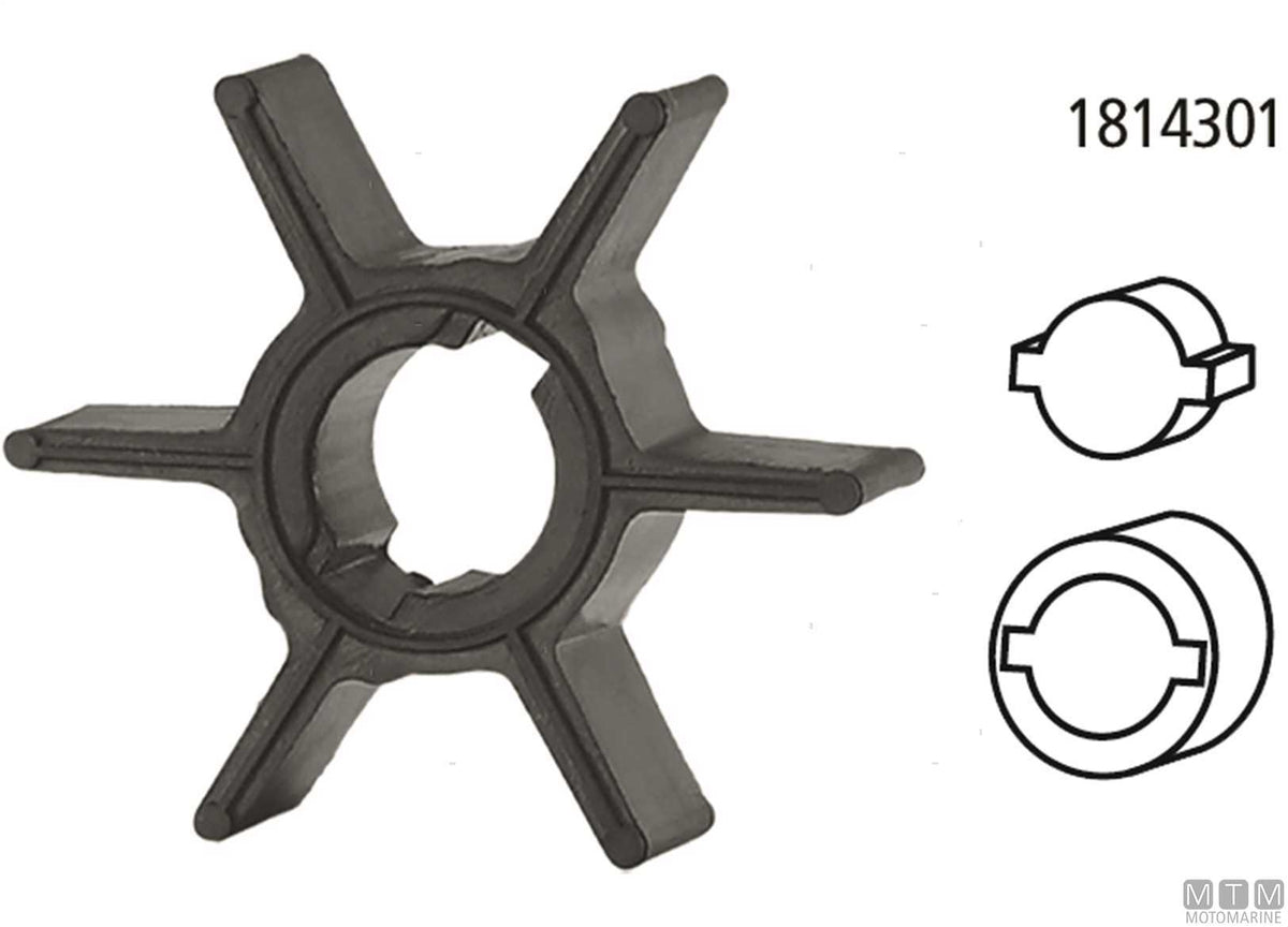 Impeller MTM - OEM Mercury 47-85089-10 - original photo Motomarine Srl