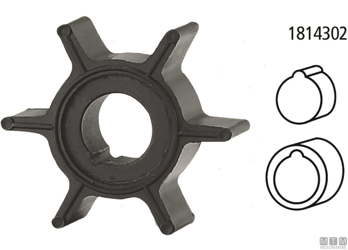 Impeller MTM - OEM Mercury 47-19453T - original photo Motomarine Srl