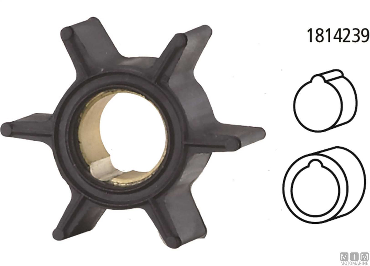 Impeller MTM - OEM Mercury 47-89983T - original photo Motomarine Srl