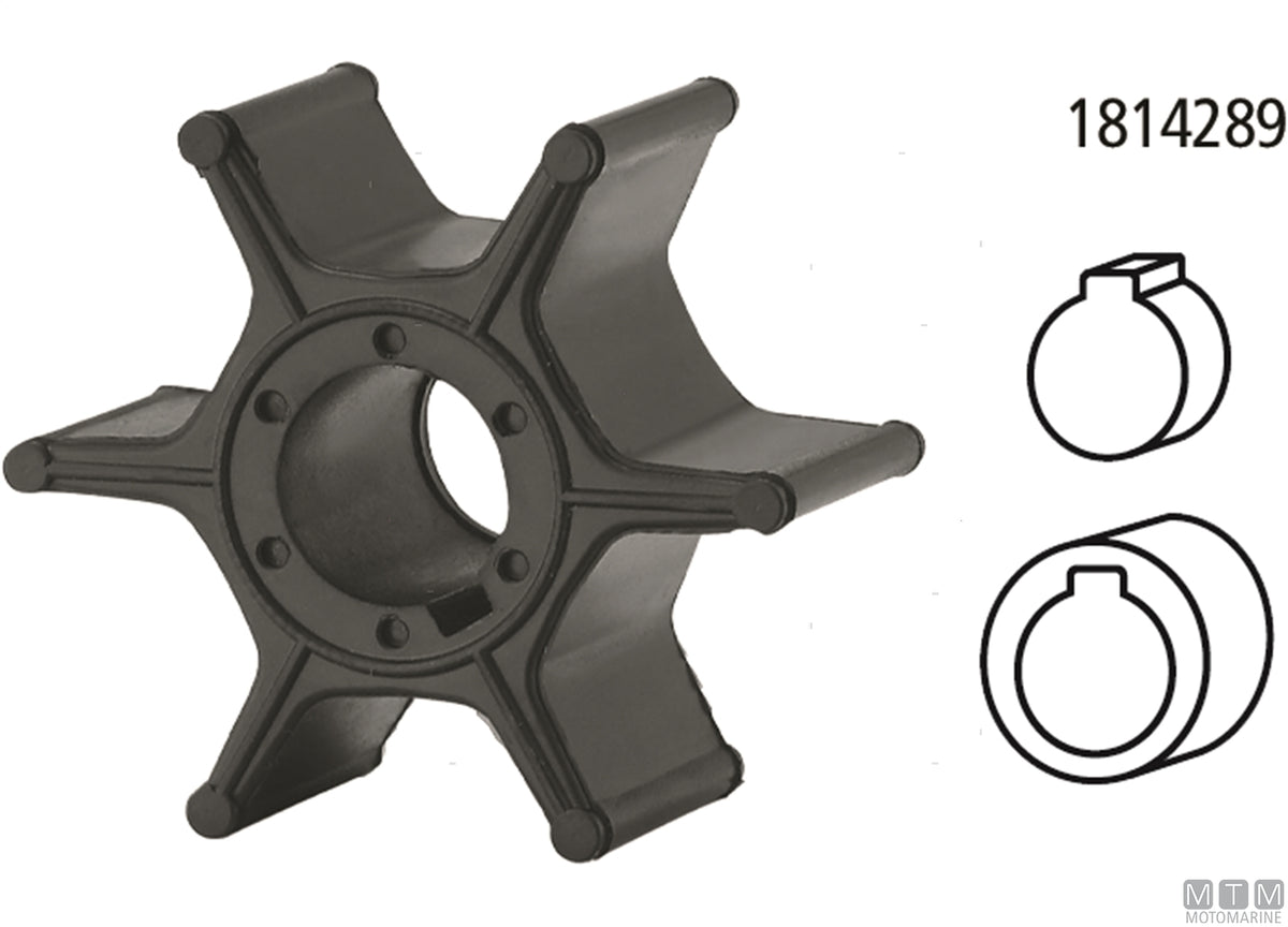 Impeller MTM - OEM Suzuki 17461-95300/1/2 - original photo Motomarine Srl