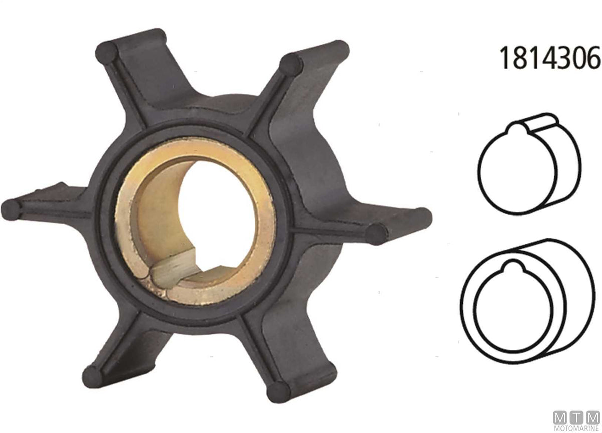 Impeller MTM - OEM Tohatsu 3B7-65021-2 - original photo Motomarine Srl