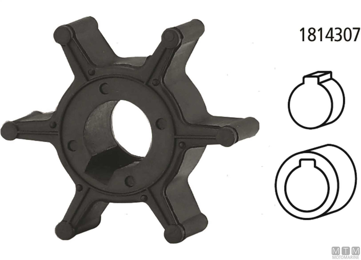 Impeller MTM - OEM Yamaha 63V-44352-01 - original photo Motomarine Srl