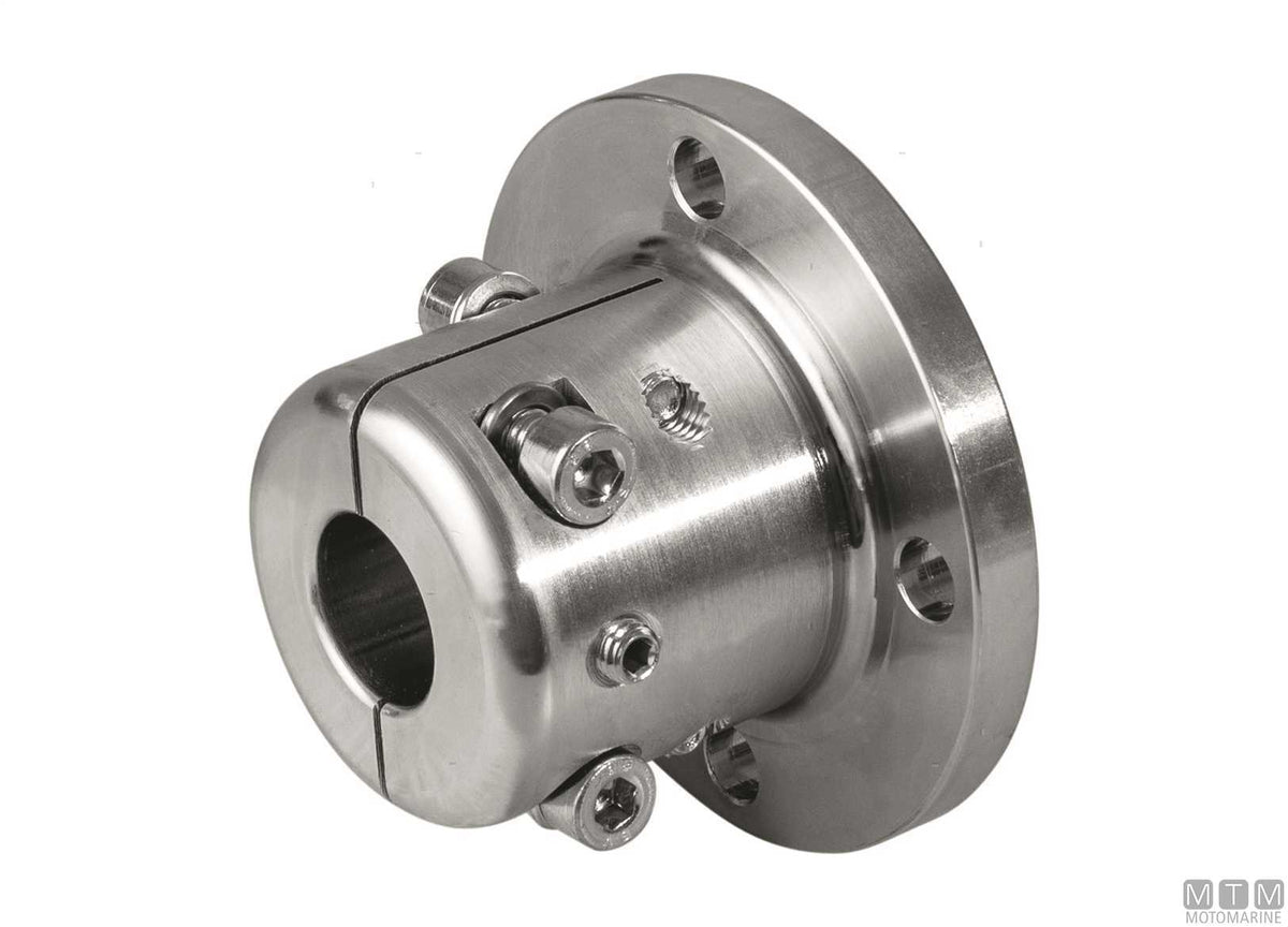 C45 coupling flange for Ø25 mm shaft, D102 mm - original photo Motomarine Srl