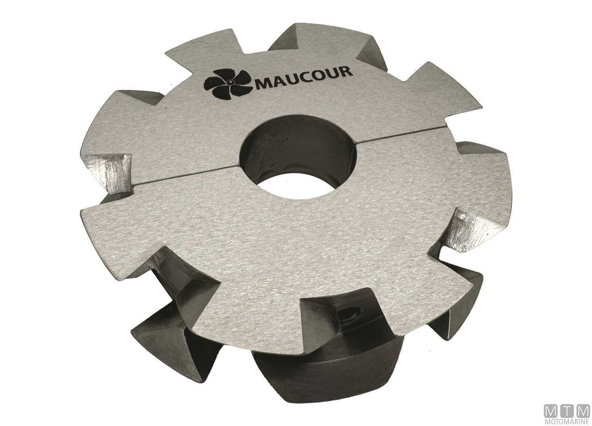Clamp-On Rope Cutter Ø120 mm for Ø45 mm Shaft Stainless Steel - original photo Motomarine Srl