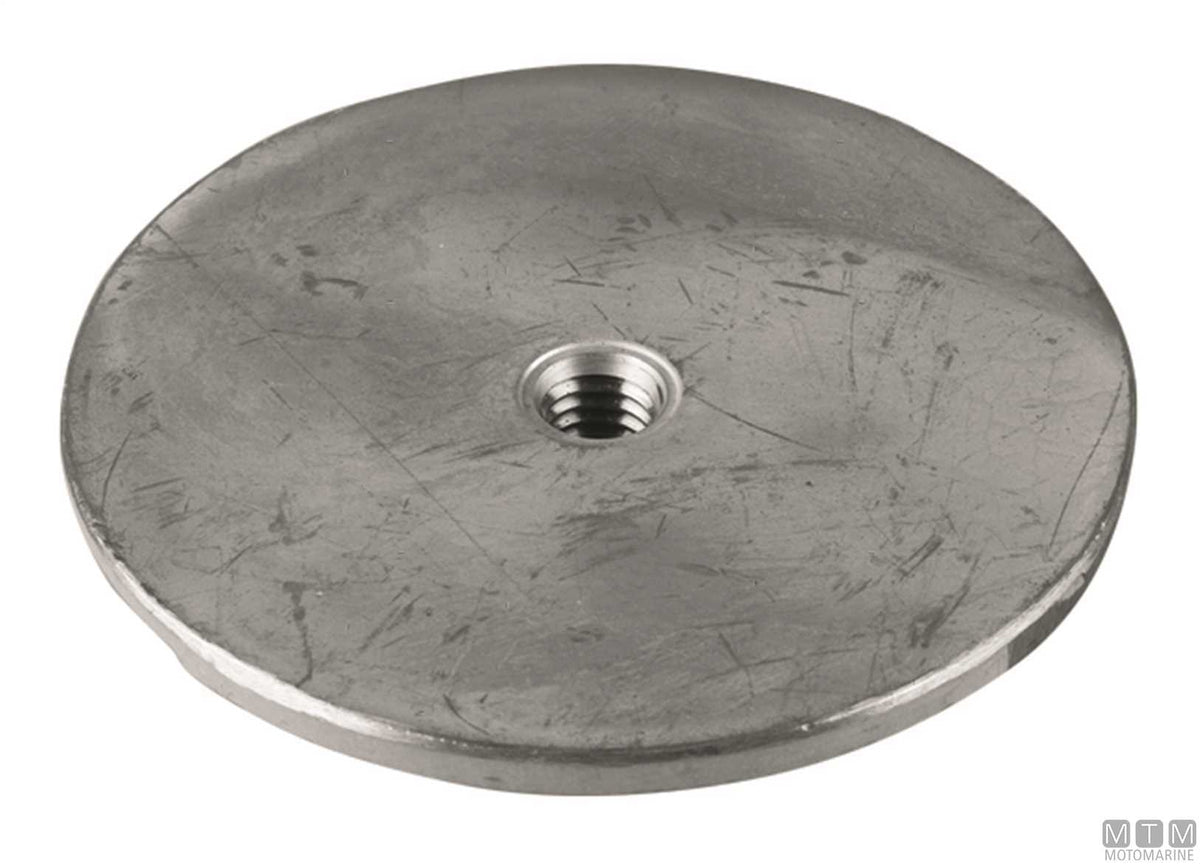 Plate anode for Mercury V6-Alpha-Bravo-Verado leg, zinc - original photo Motomarine Srl