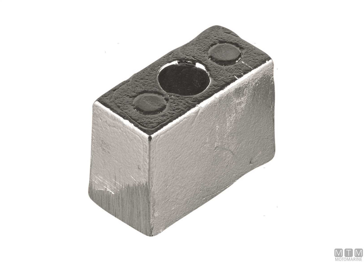 Cube anode for Tohatsu M9.9B 25-140 HP, zinc - original photo Motomarine Srl