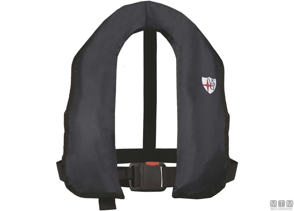 VSG Skipper 150N inflatable life jacket red - original photo Motomarine Srl