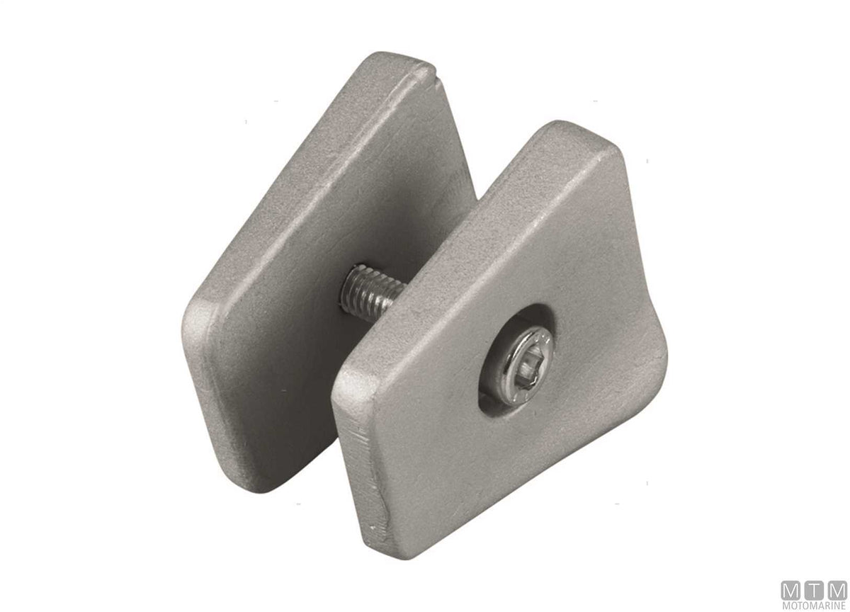 Small plate anode for Johnson/Evinrude 20/35, zinc - original photo Motomarine Srl