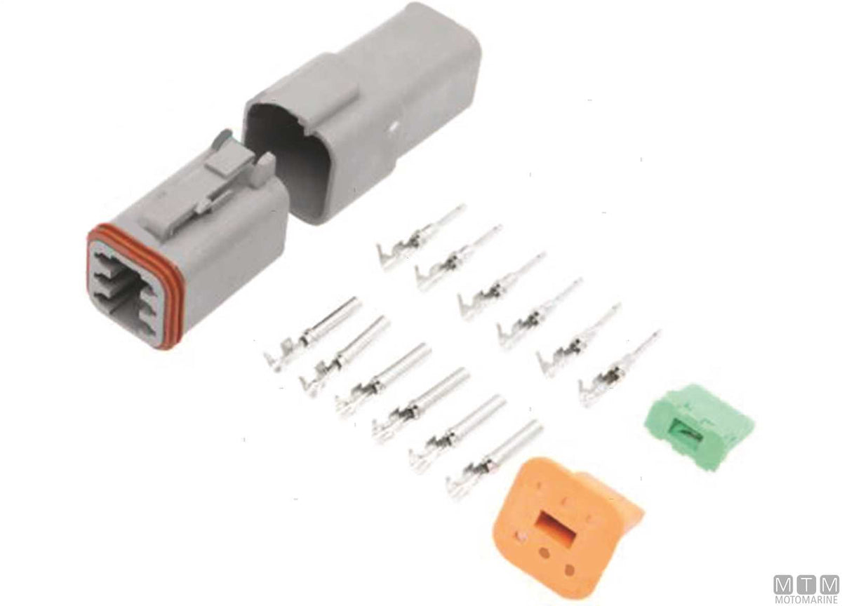Quick connector D-Type 2-pole - original photo Motomarine Srl