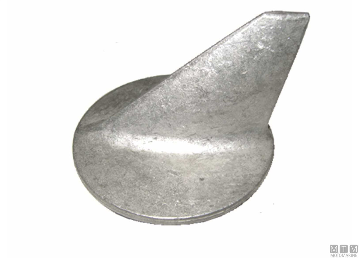 Mercruiser Alpha 80-140 HP fin anode in aluminum - original photo Motomarine Srl