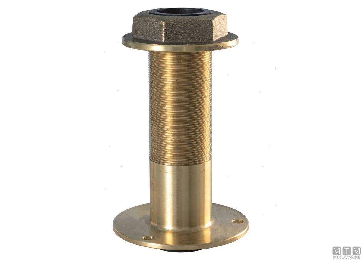 Bronze rudder tube head with 15° inclined base - original photo Motomarine Srl