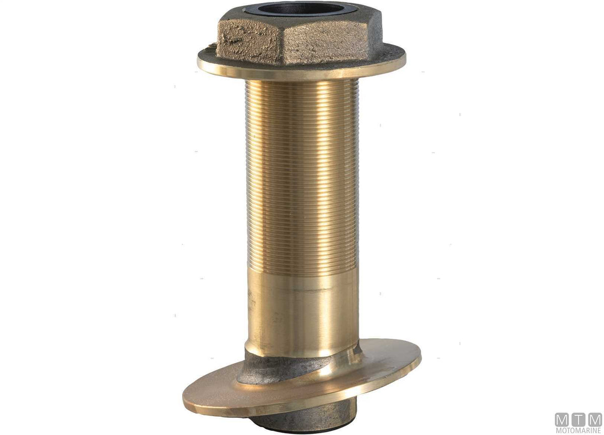 Bronze rudder tube head with 13° inclined base - original photo Motomarine Srl