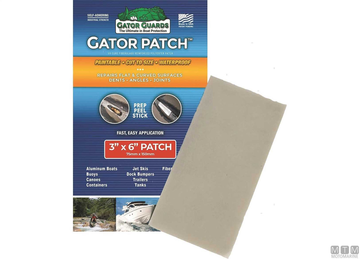 Gator instant repair kit 3x6" 76x152 mm - original photo Motomarine Srl
