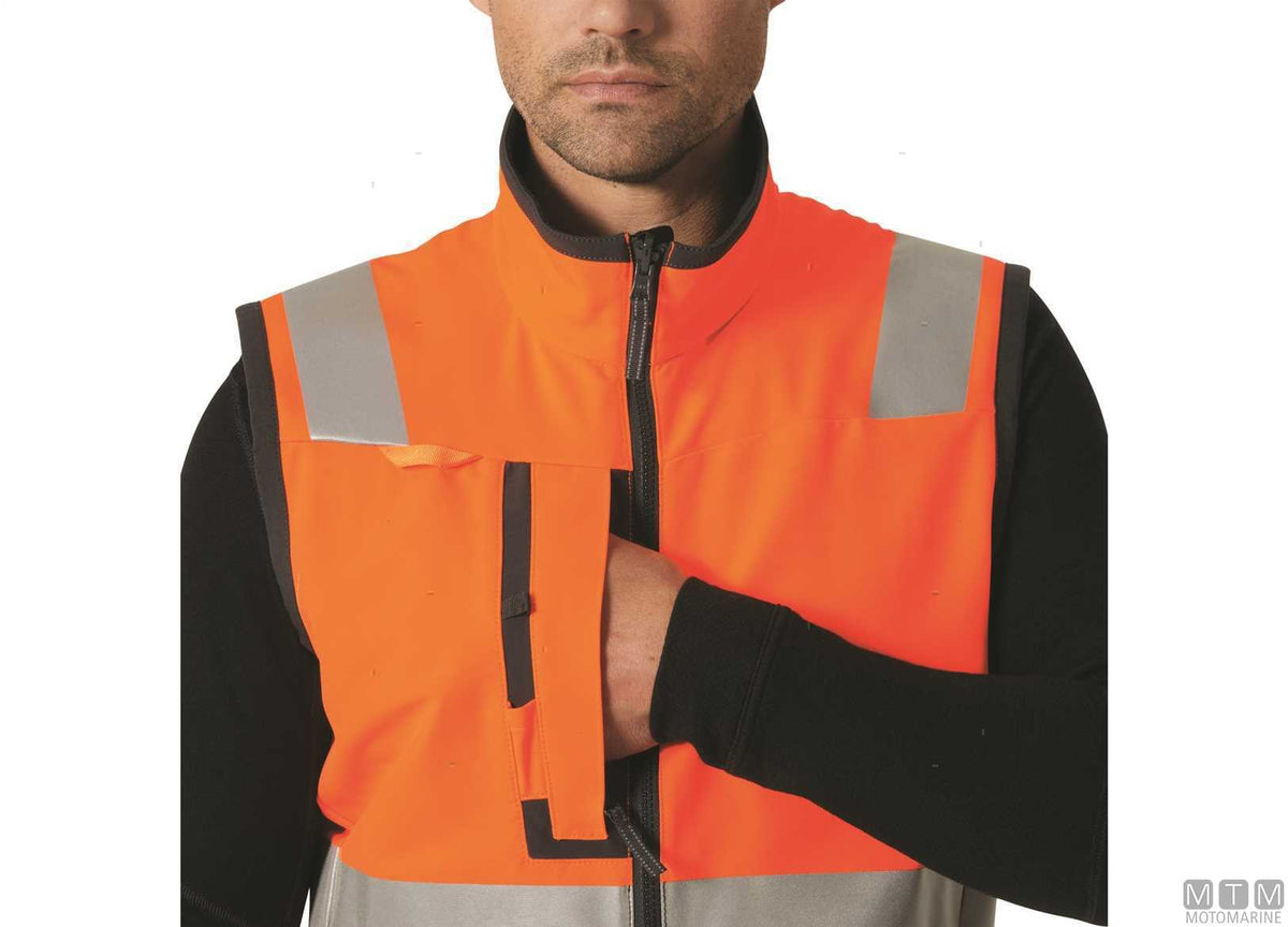 Technical vest H/H WW Alna 4X 269 Hi-Vis orange XL - original photo Motomarine Srl