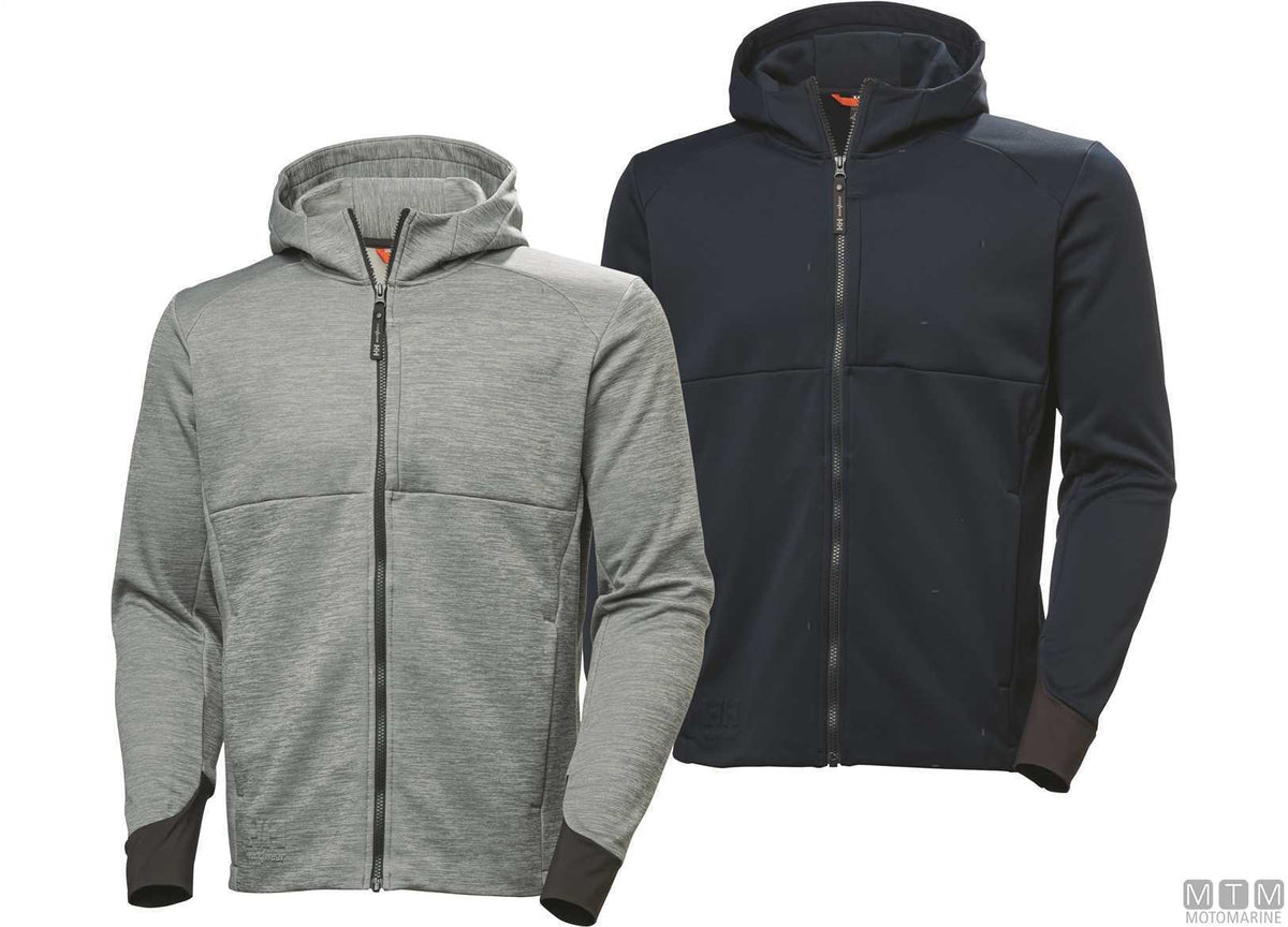 H/H WW Tech Midlayer Hooded Jacket 930 grey XL - original photo Motomarine Srl