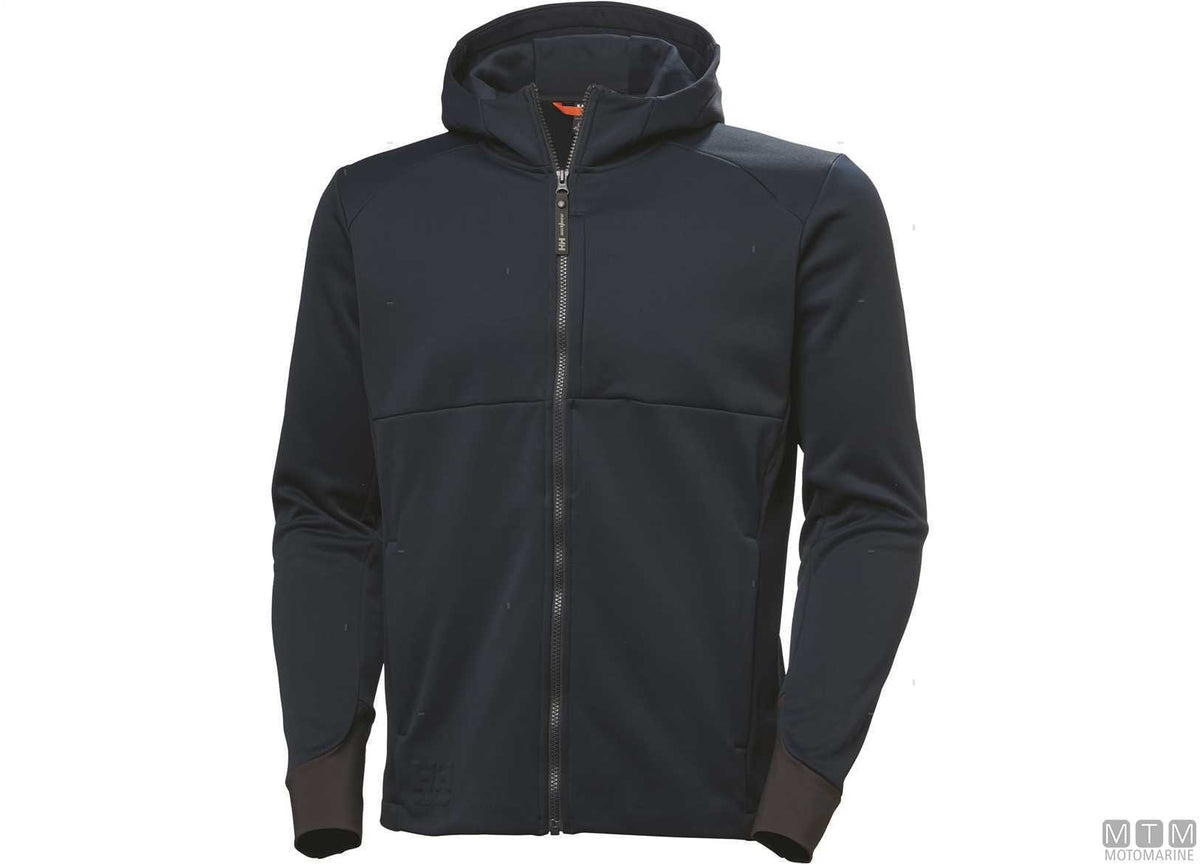 H/H WW Tech Midlayer Hooded Jacket 590 navy blue M - original photo Motomarine Srl