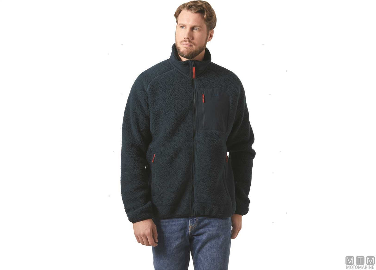 H/H Panorama fleece jacket 597 navy blue S - original photo Motomarine Srl