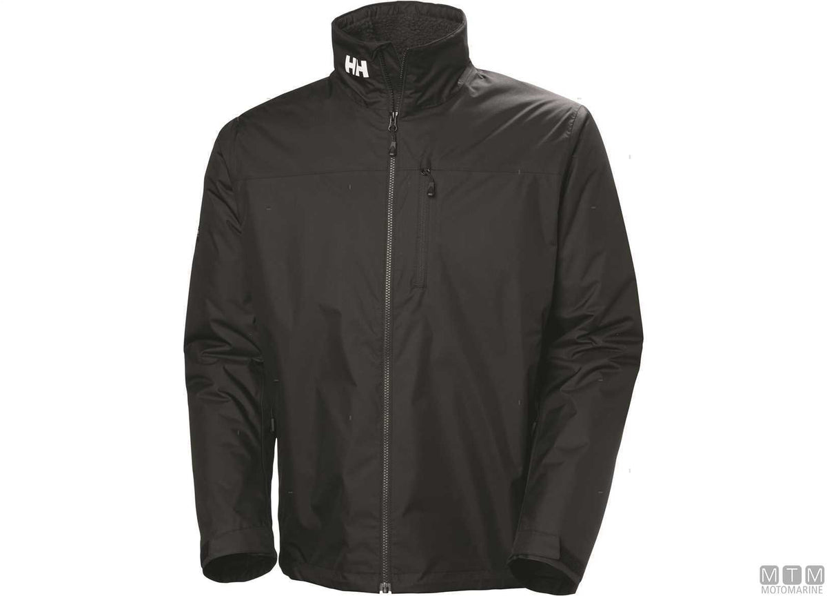 H/H Crew fleece jacket with hood 990 black L - original photo Motomarine Srl