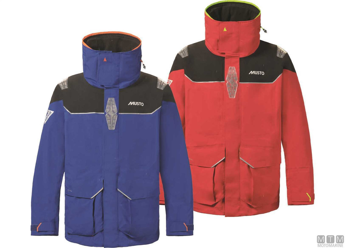 Musto BR3 Pertex Offshore Jacket 169 red M - original photo Motomarine Srl
