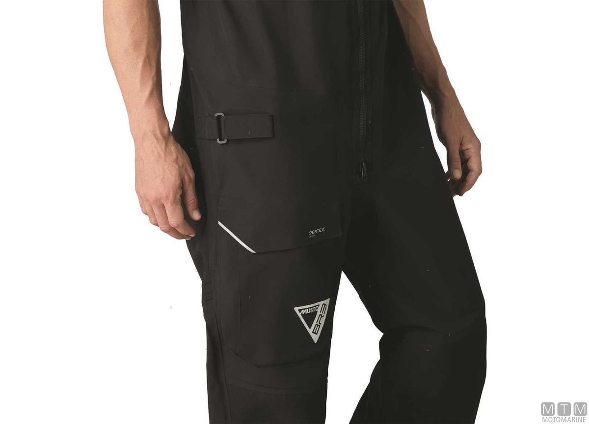 Musto BR3 Pertex Offshore Salopette 990 black S - original photo Motomarine Srl