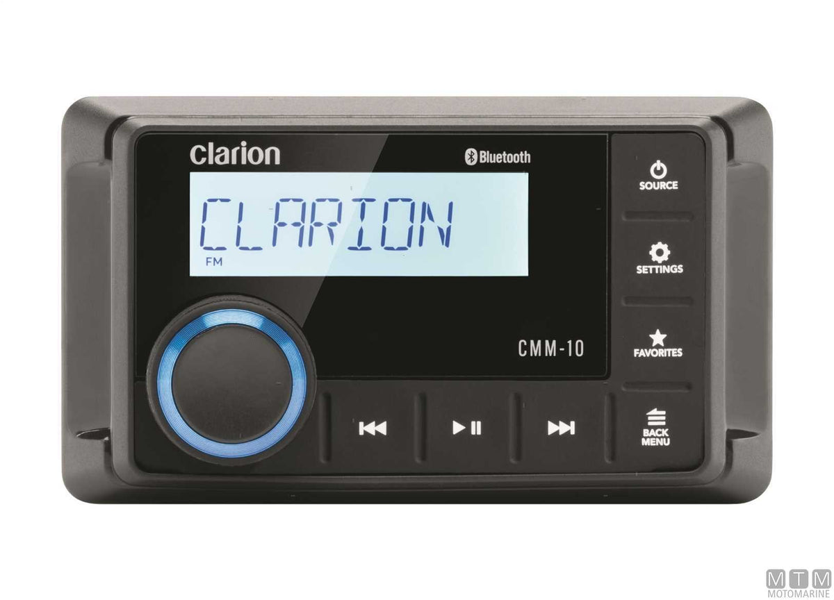 Clarion CMM-10I marine stereo USB/Bluetooth - original photo Motomarine Srl