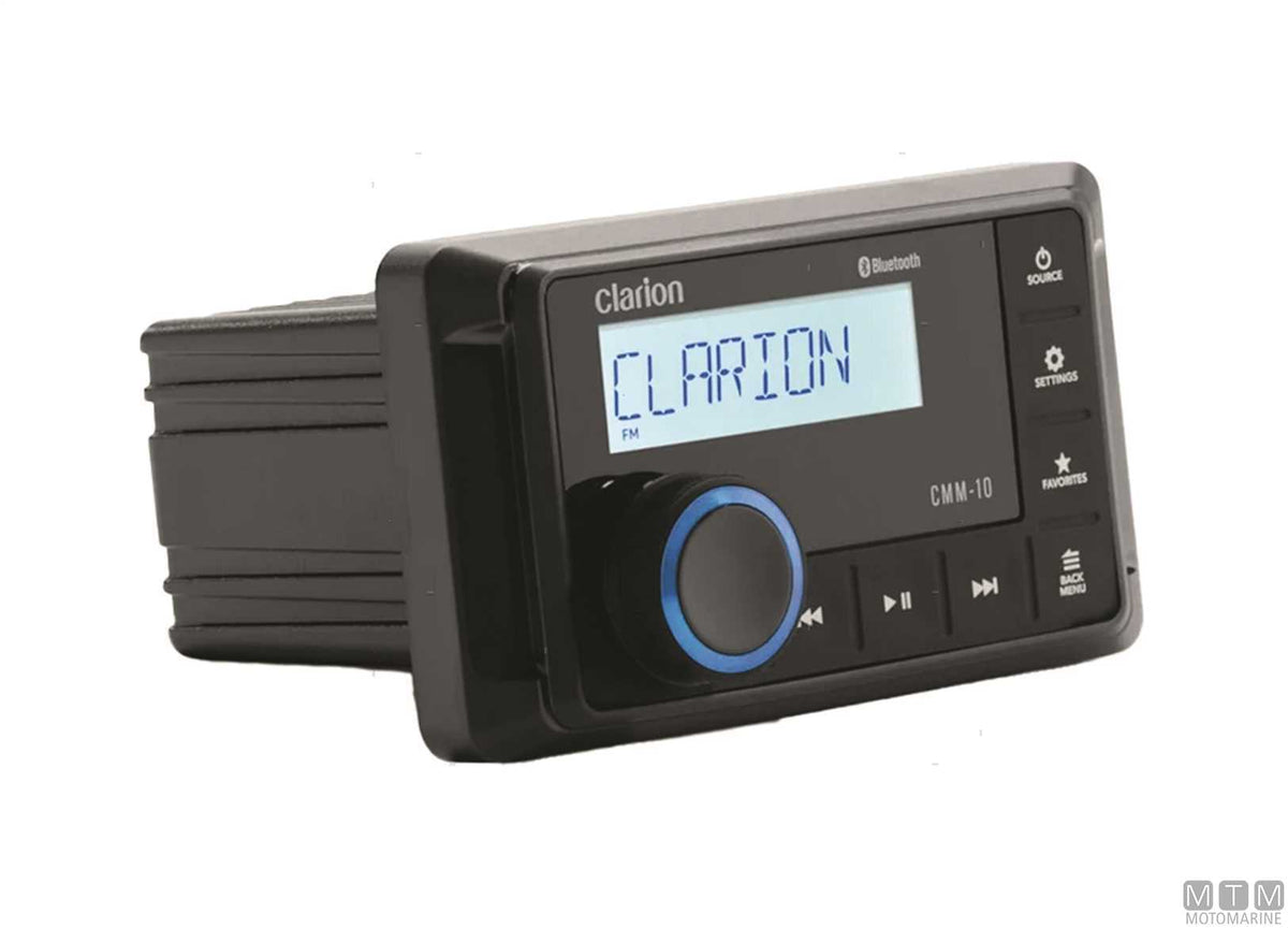 Clarion CMM-10I marine stereo USB/Bluetooth - original photo Motomarine Srl