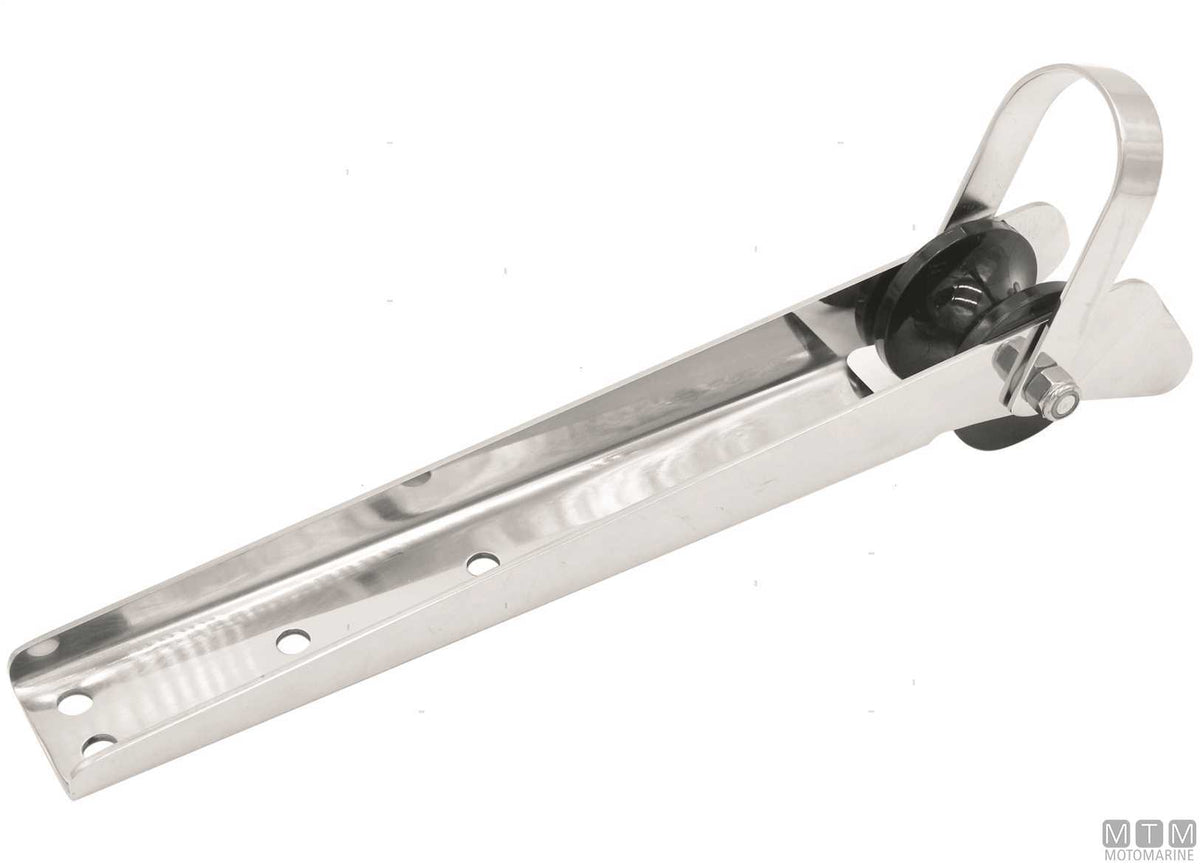 Wing 1 chain bow roller 390 mm stainless steel 316 - original photo Motomarine Srl