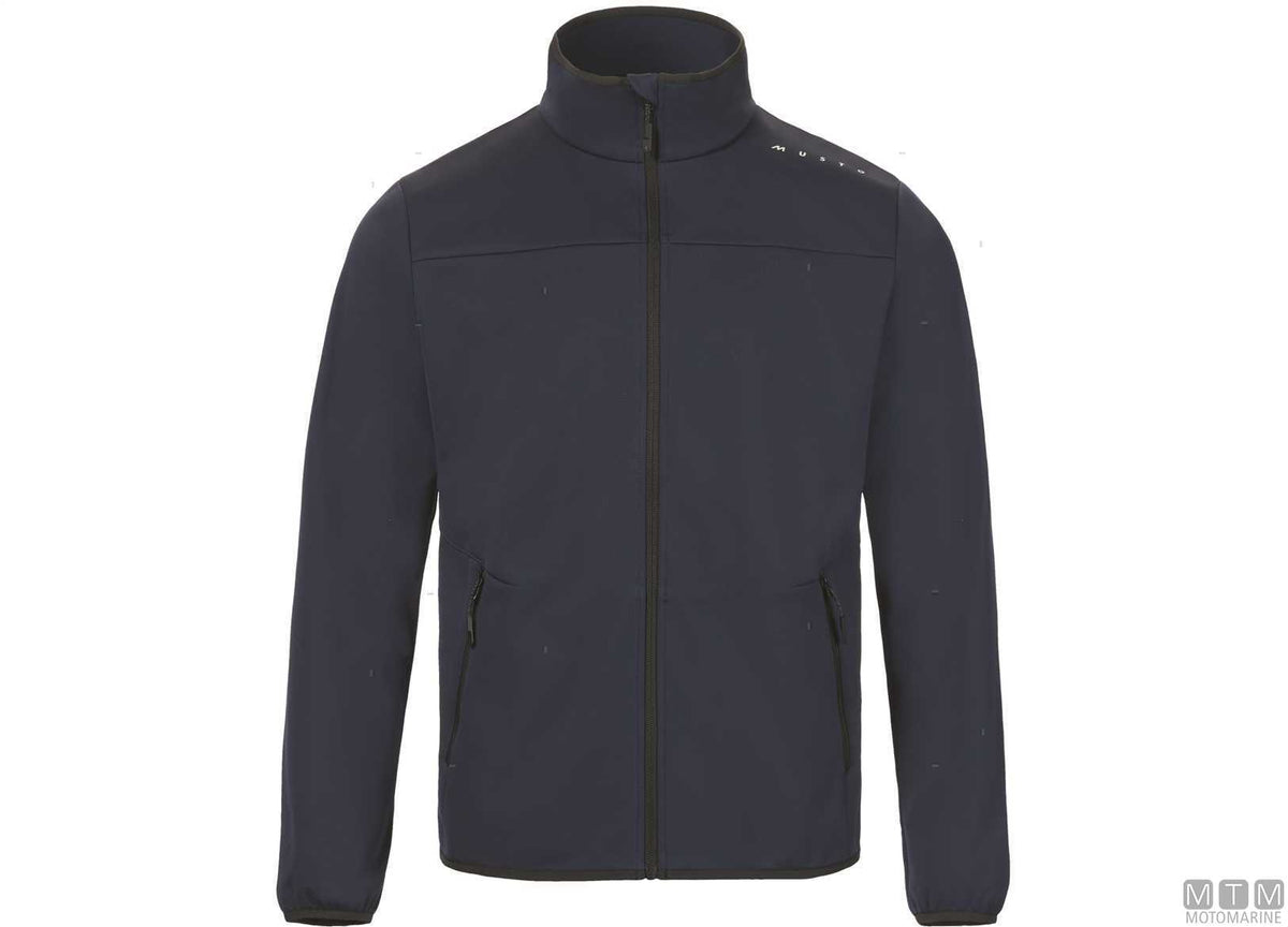Musto Evo Crew Softshell Jacket 990 black L - original photo Motomarine Srl