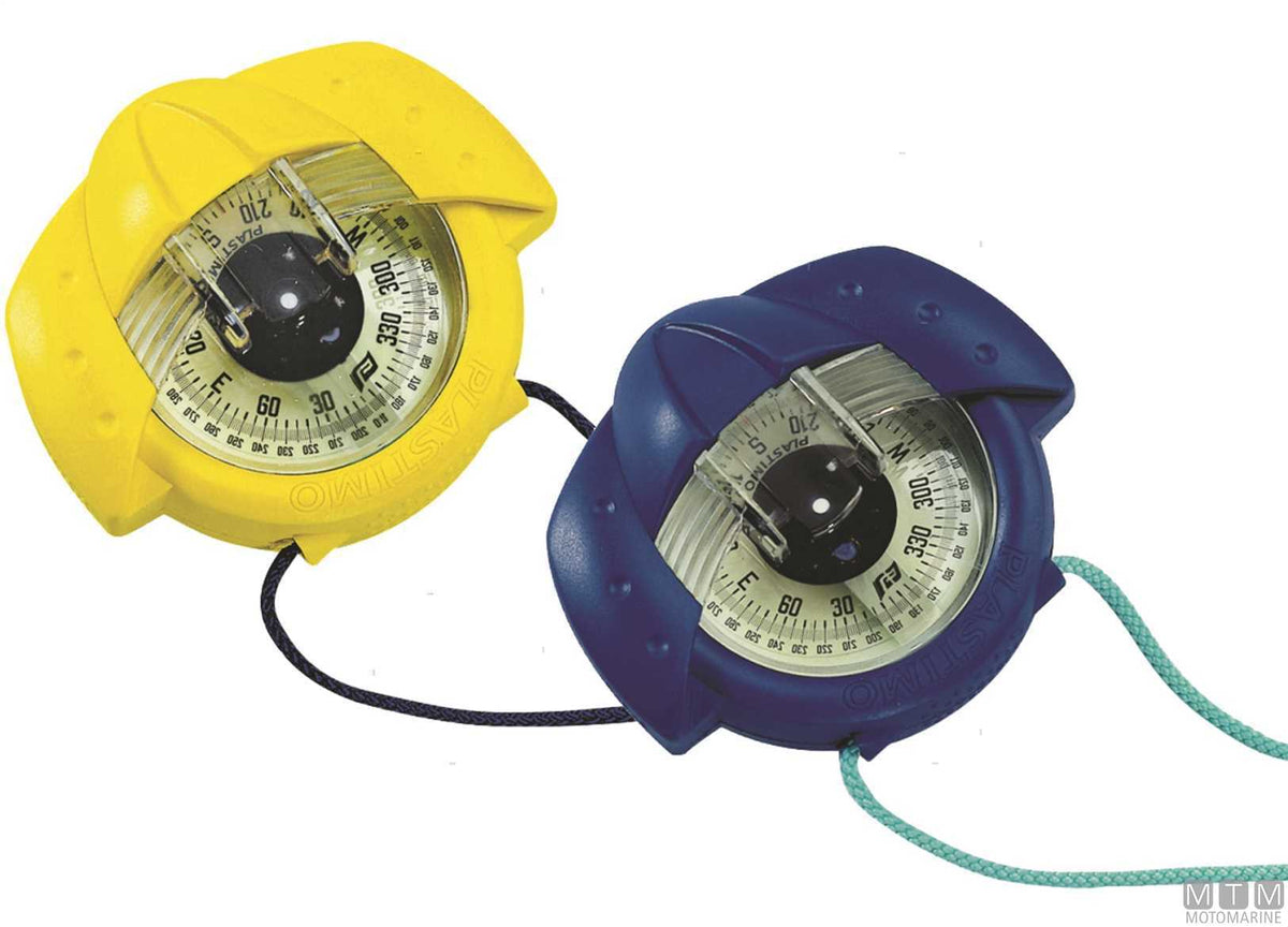 Plastimo Iris 50 hand bearing compass, yellow - original photo Motomarine Srl