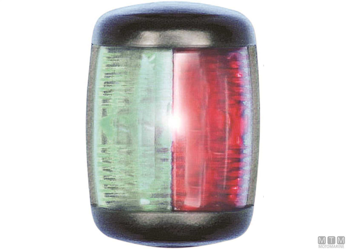 Green side navigation light LED Mini black 43x61 mm - original photo Motomarine Srl