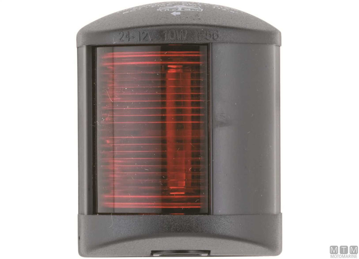 LED combined navigation light, red/green, Midi, black, 58x74 mm - original photo Motomarine Srl