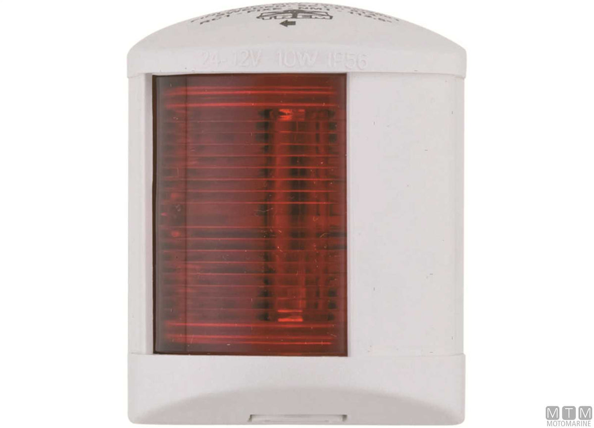 Combined red/green navigation light LED Midi white 58x74 mm - original photo Motomarine Srl