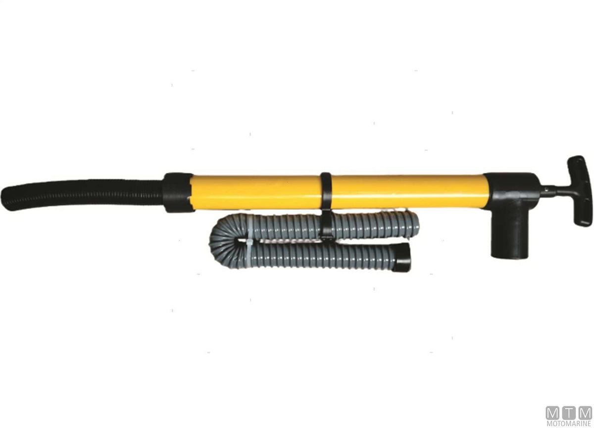 Manual pump with flexible suction hose L 46 cm - original photo Motomarine Srl