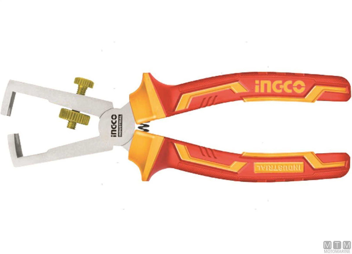 Insulated wire stripping pliers L 160 mm - original photo Motomarine Srl