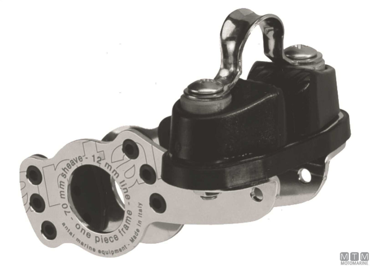 Antal fiddle block, Ø60 mm sheave - original photo Motomarine Srl