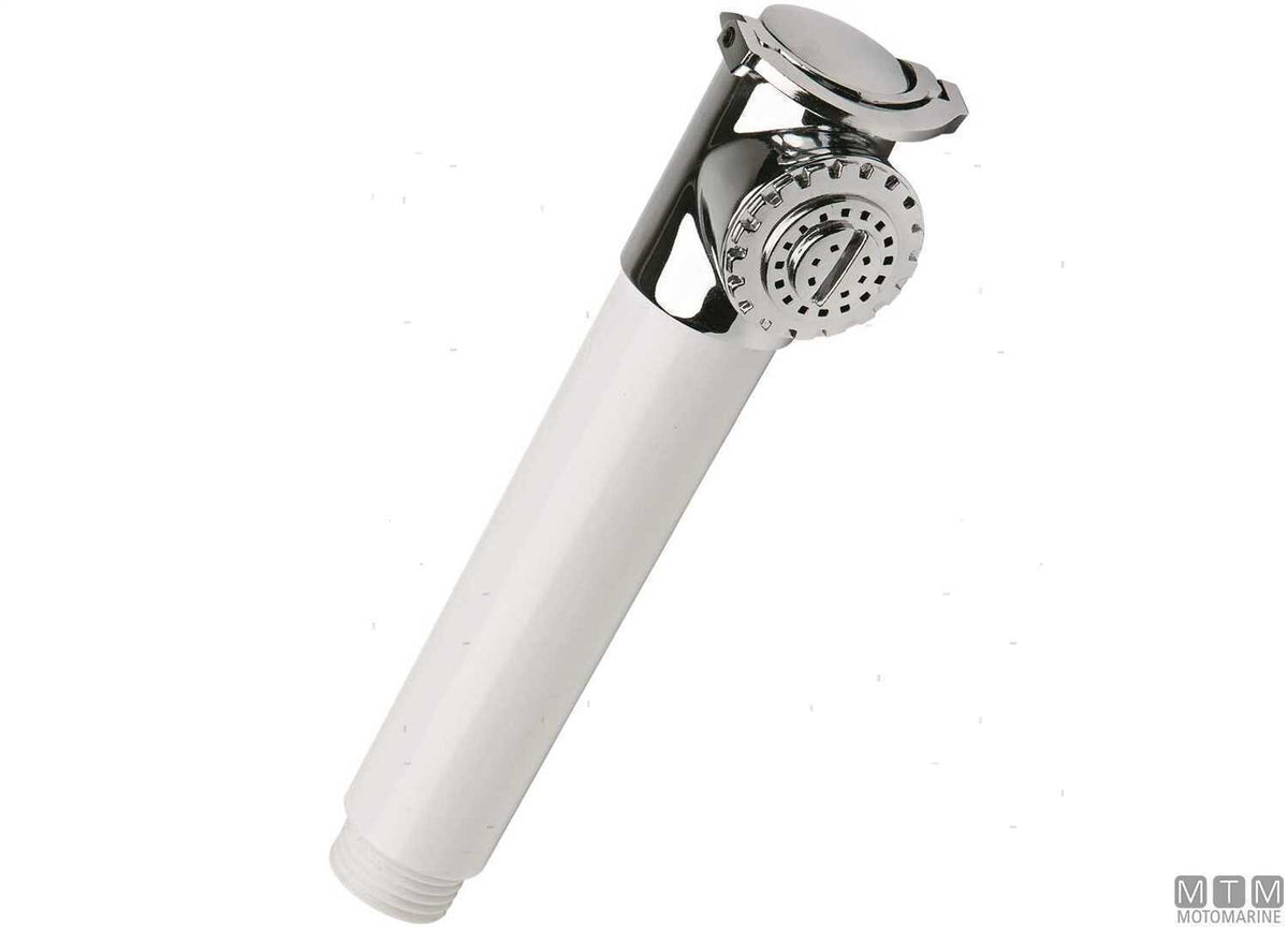 Round shower box for vertical flush mounting ABS chrome - original photo Motomarine Srl